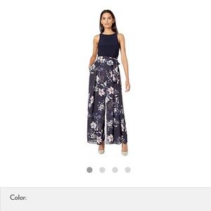 Vince Camuto Floral Twofer Jumpsuit